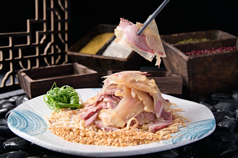 精美凉菜水晶肴肉片