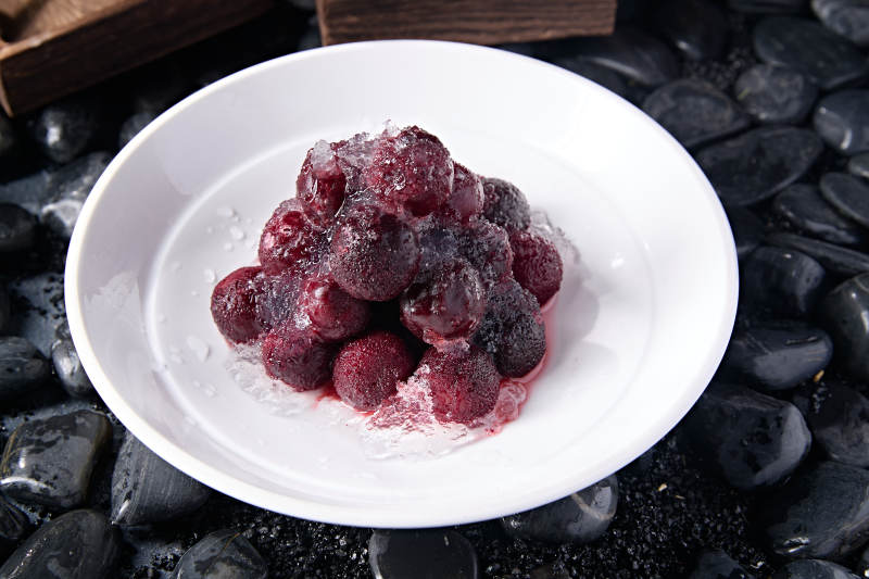 糖水冰镇雪蛤杨梅