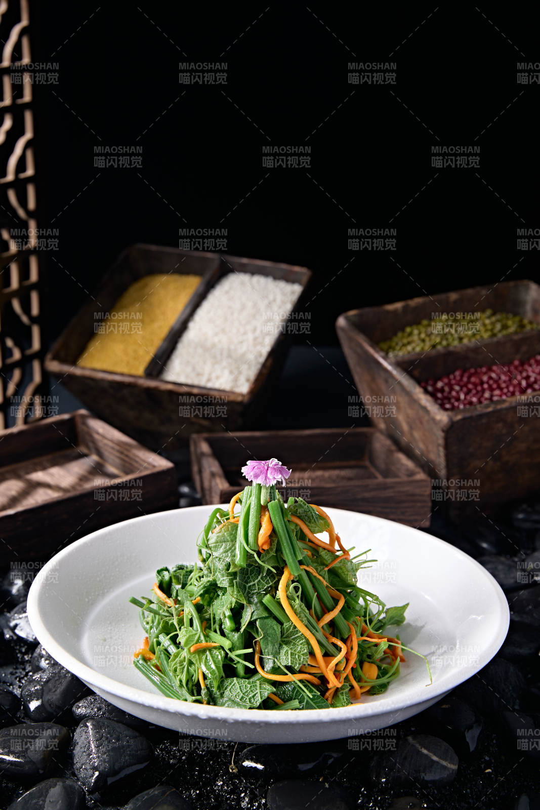 蟲草花涼拌絲瓜尖