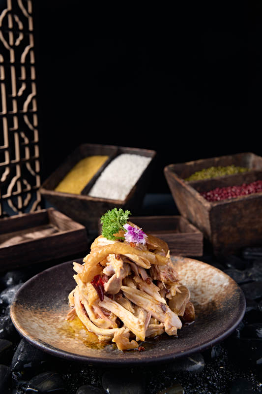 椒麻香辣手撕口水鸡