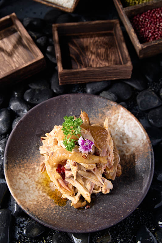 椒麻香辣手撕口水鸡