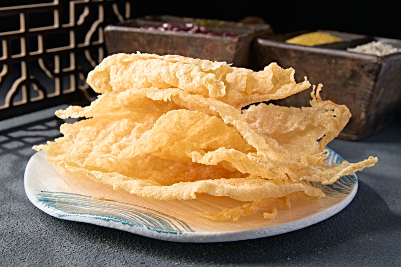 油炸响铃卷皮炸油豆皮