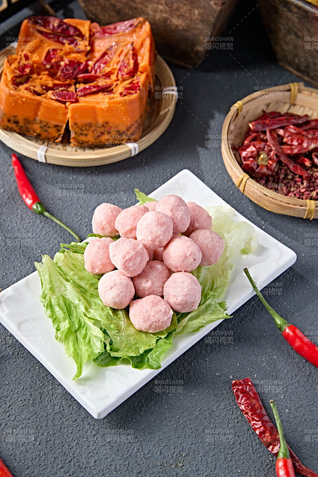 传统火锅食材美味虾丸