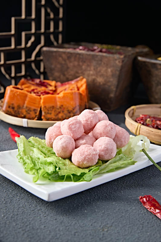 传统火锅食材美味虾丸