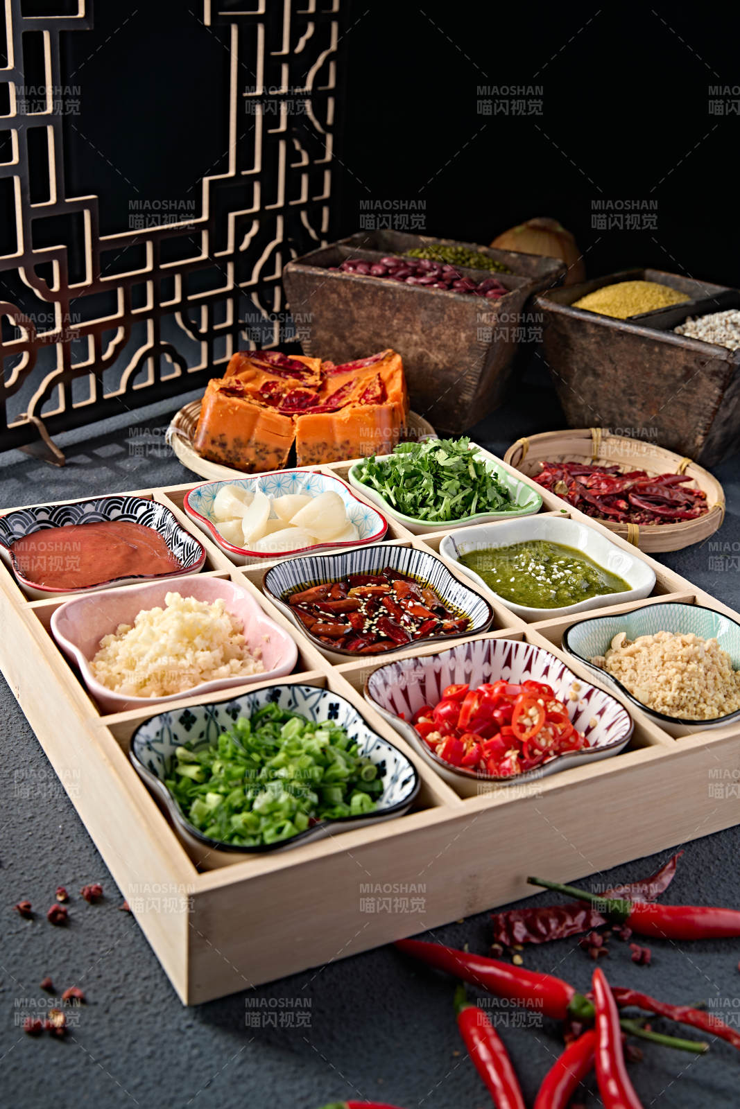 老北京涮肉蘸料小料熬料组合