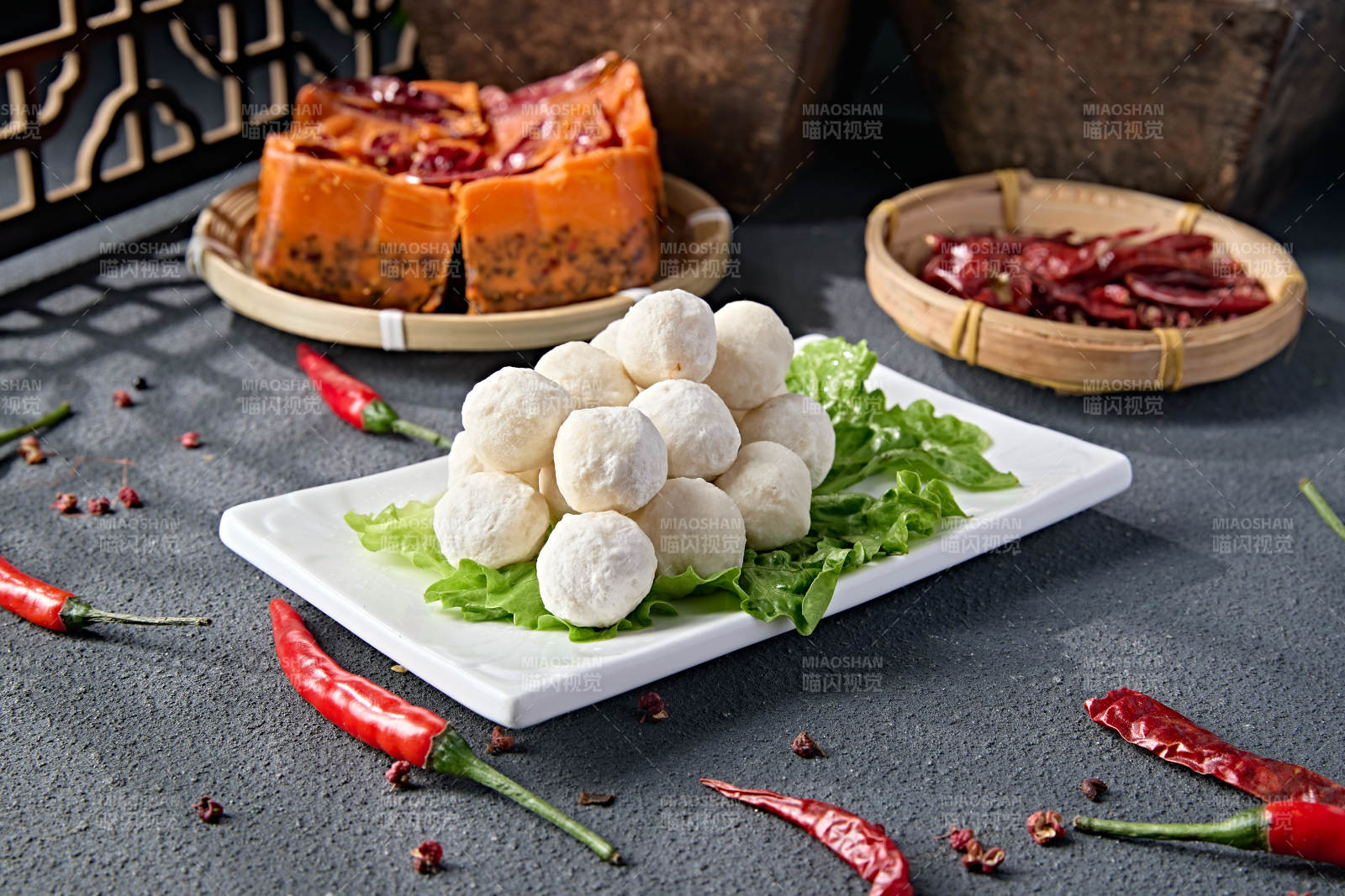 传统火锅食材美味鱼丸