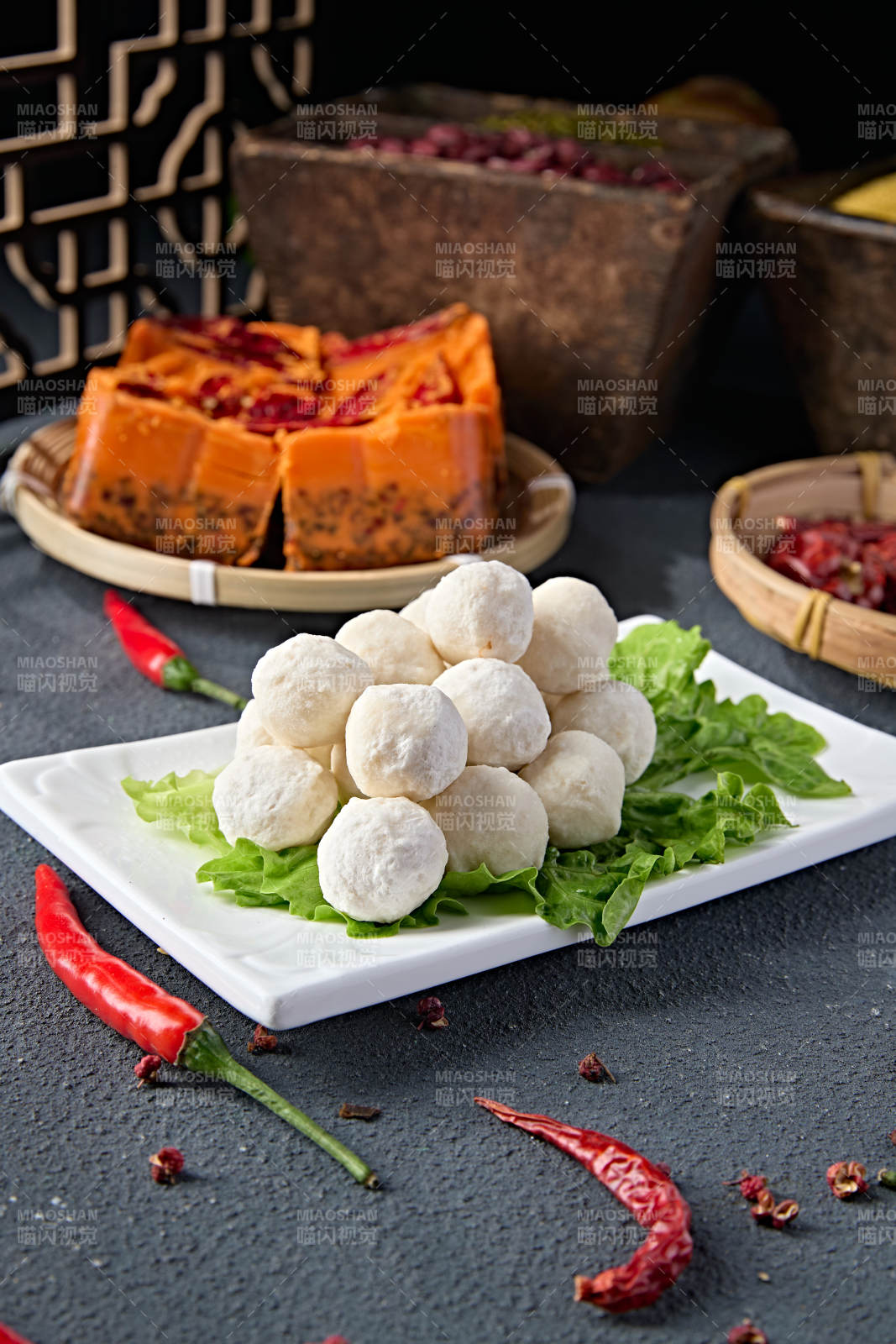 传统火锅食材美味鱼丸