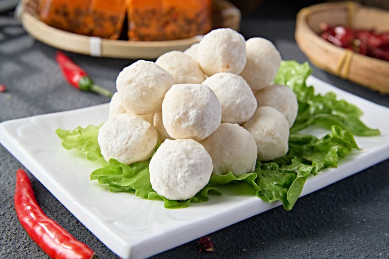 传统火锅食材美味鱼丸