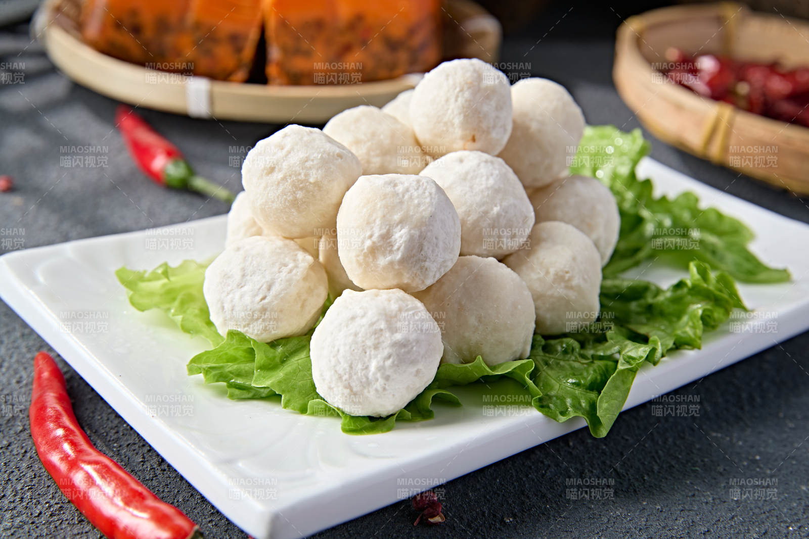 传统火锅食材美味鱼丸