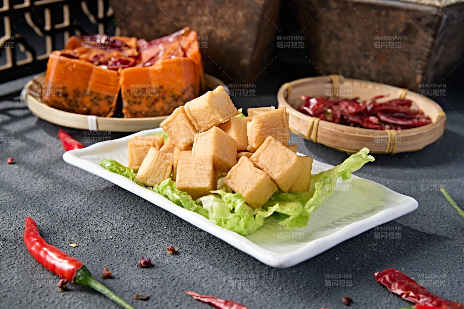 火锅配菜美味鱼豆腐-摄影图