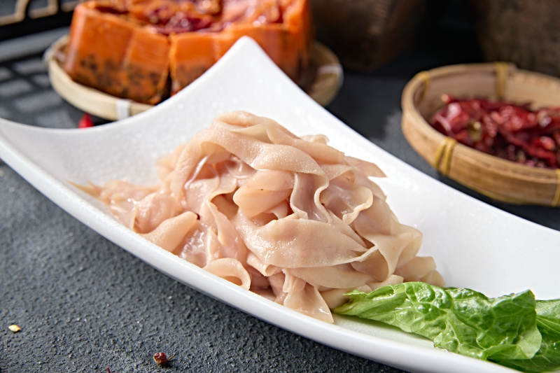 火锅食材美味鲜嫩鸭肠