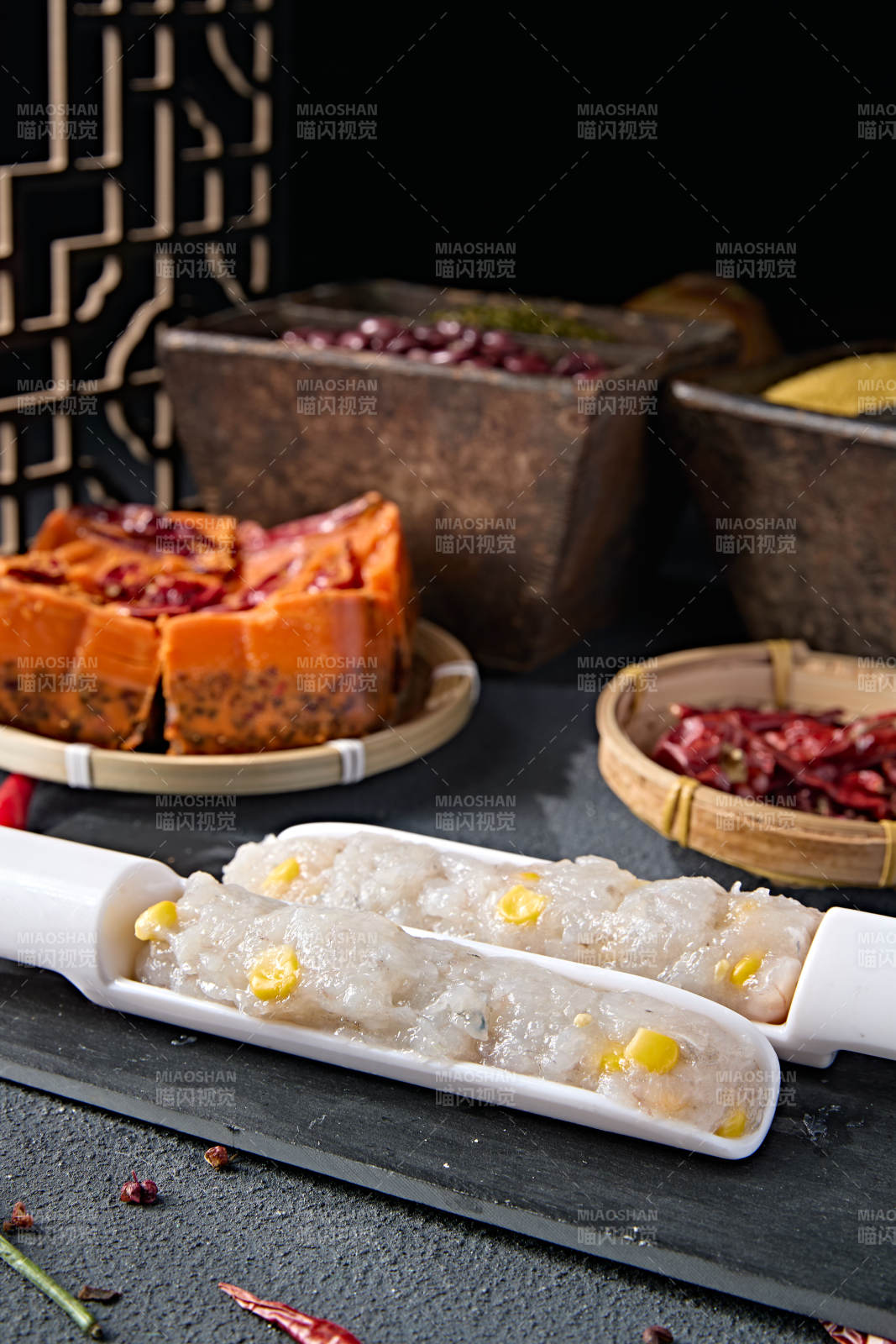 重庆火锅食材鲜虾虾滑