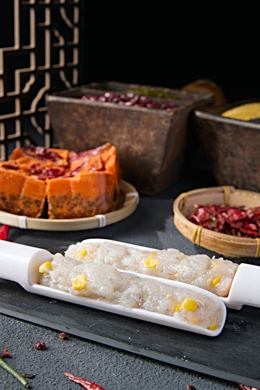 重庆火锅食材鲜虾虾滑