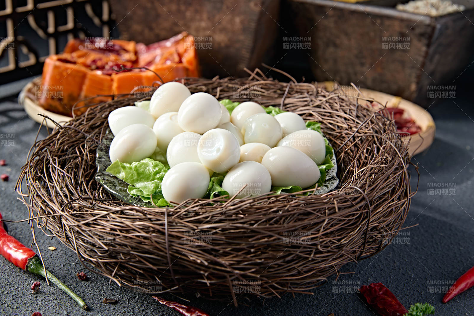 美味火锅食材鹌鹑蛋