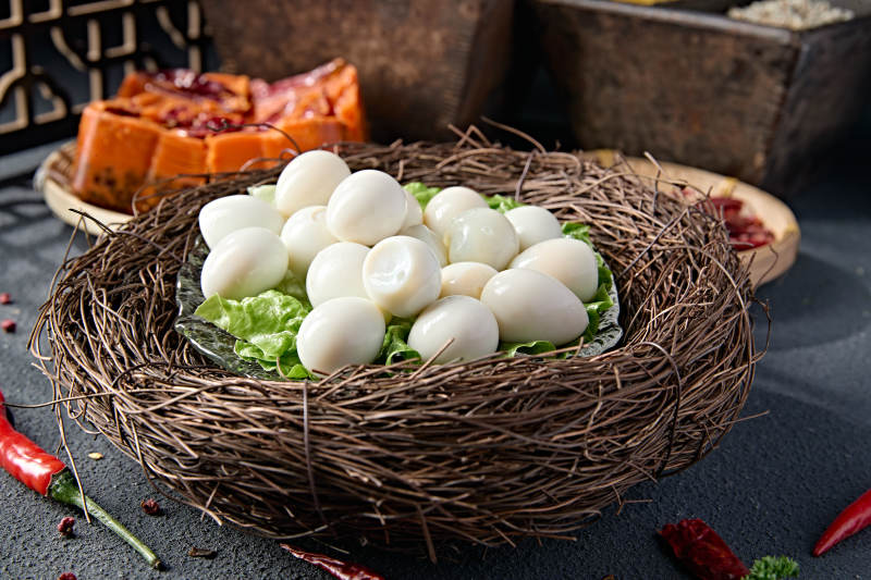 美味火锅食材鹌鹑蛋