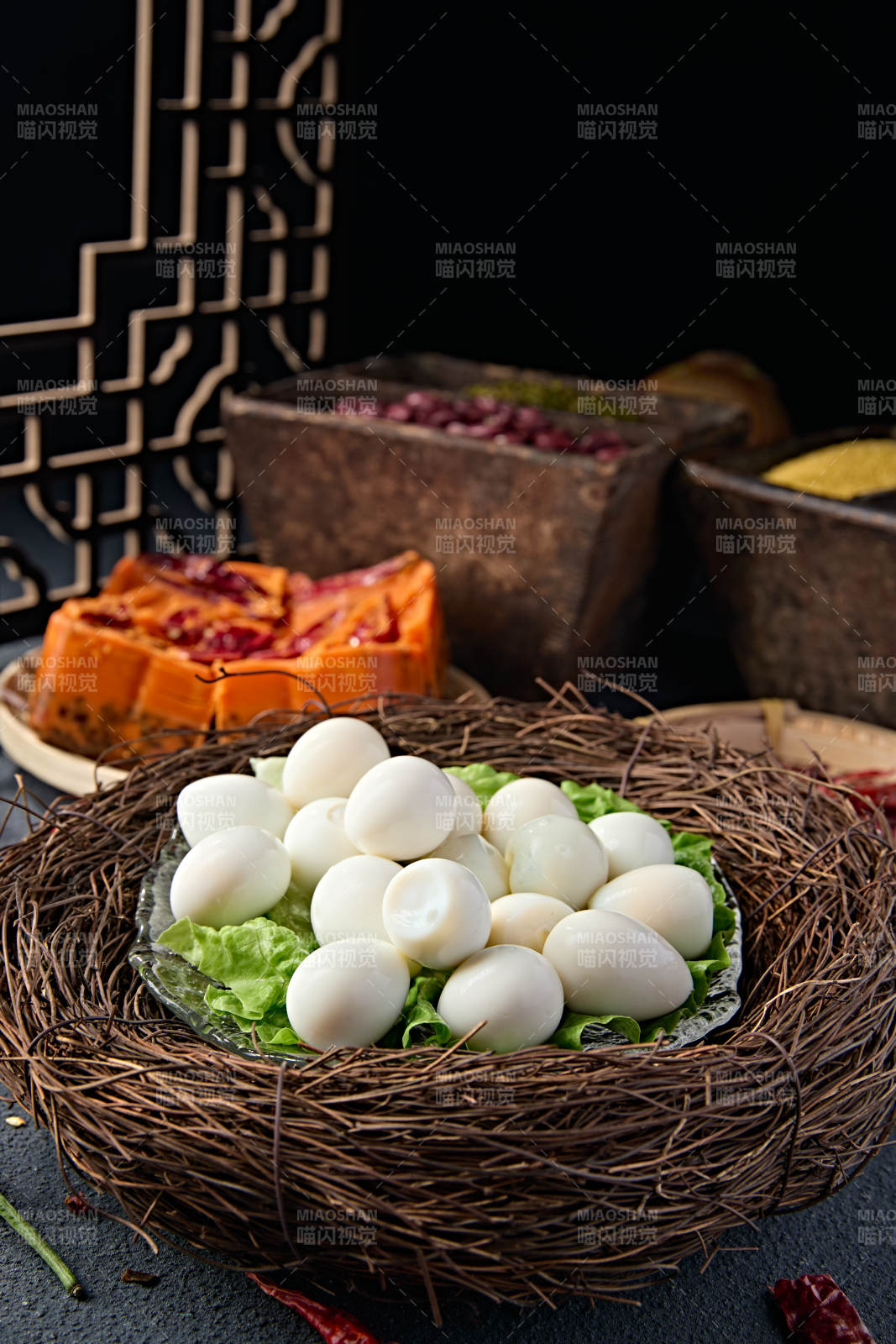 美味火锅食材鹌鹑蛋