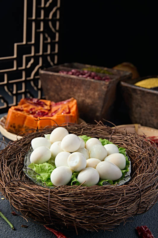 美味火锅食材鹌鹑蛋