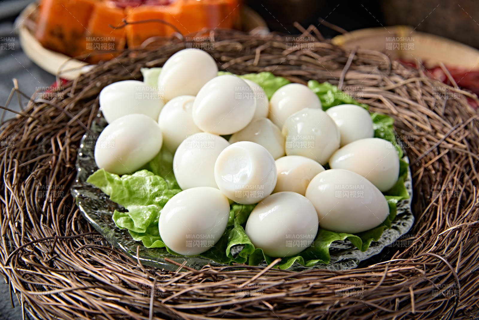 美味火锅食材鹌鹑蛋