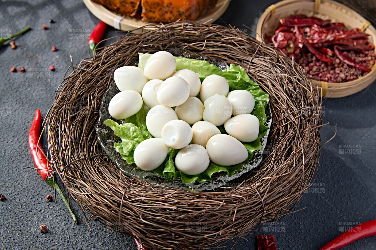 美味火锅食材鹌鹑蛋