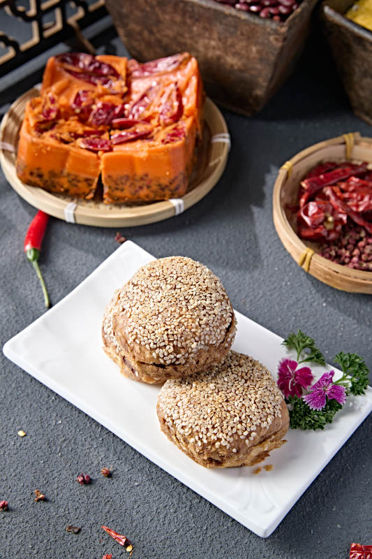 芝麻红糖棋子烧饼
