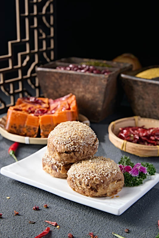 芝麻红糖棋子烧饼