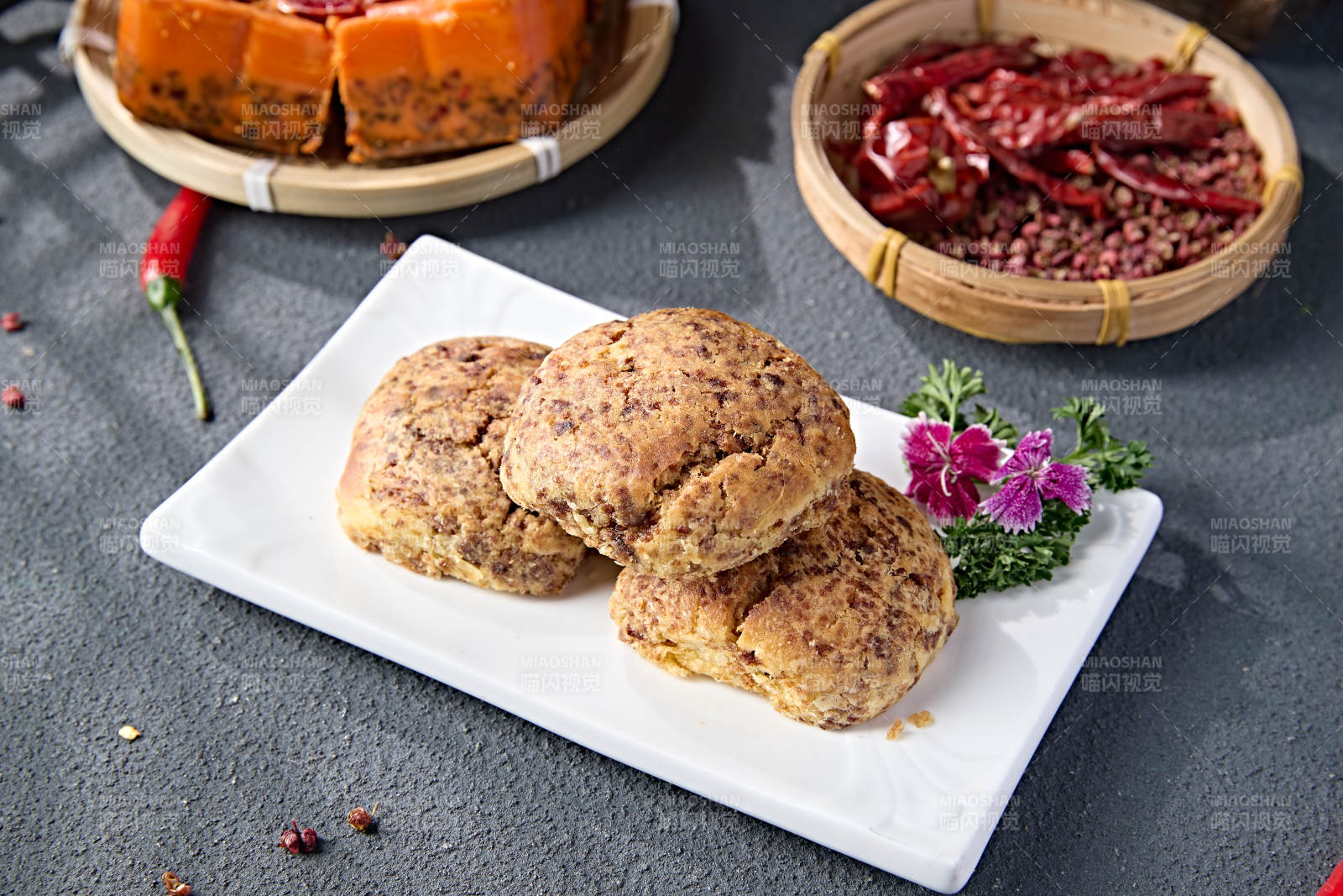 芝麻红糖棋子烧饼