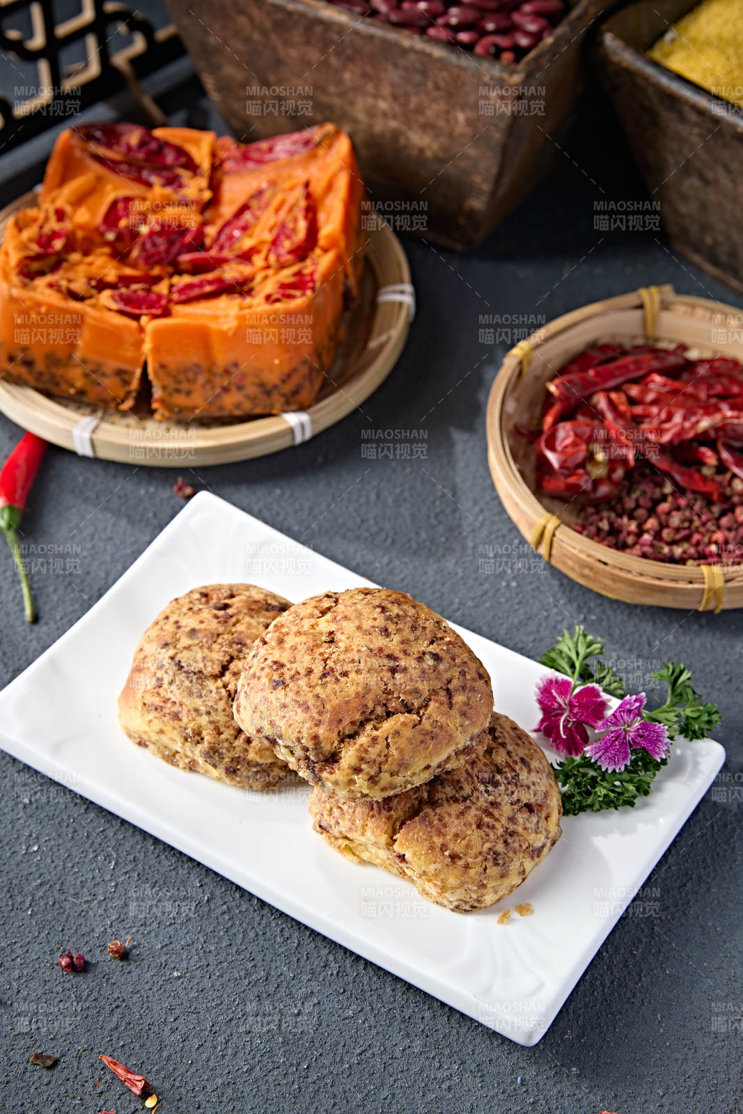 芝麻红糖棋子烧饼