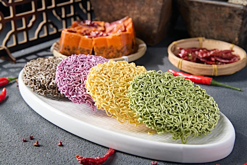 高档火锅料理食材蔬菜面饼