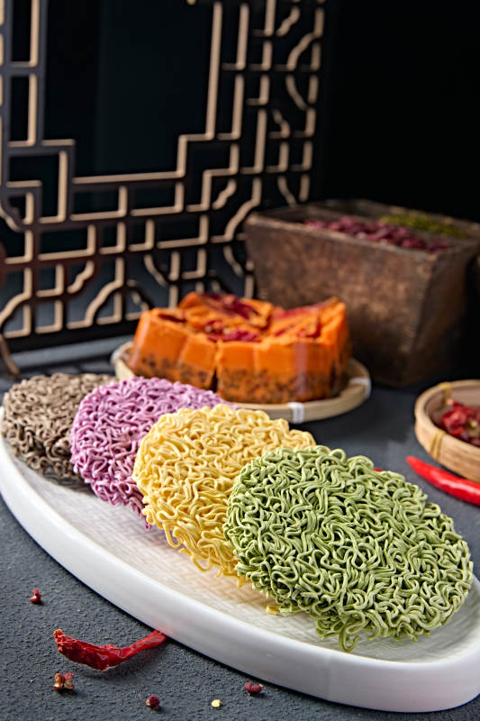 高档火锅料理食材蔬菜面饼