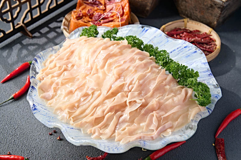 火锅食材美味鲜嫩鸭肠