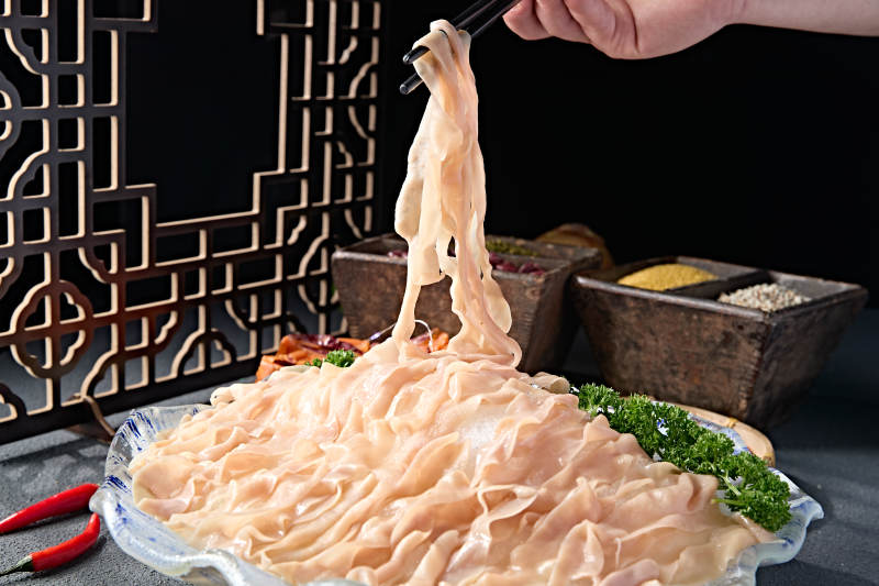 火锅食材美味鲜嫩鸭肠