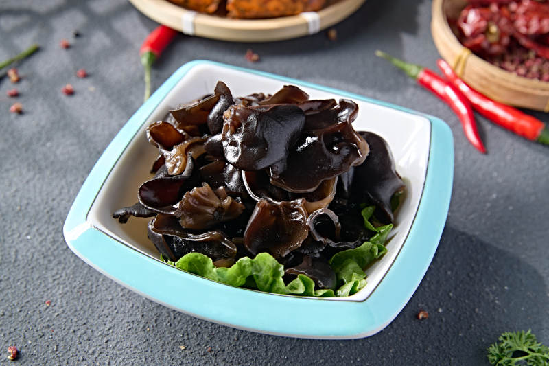 火鍋食材一盤新鮮黑木耳