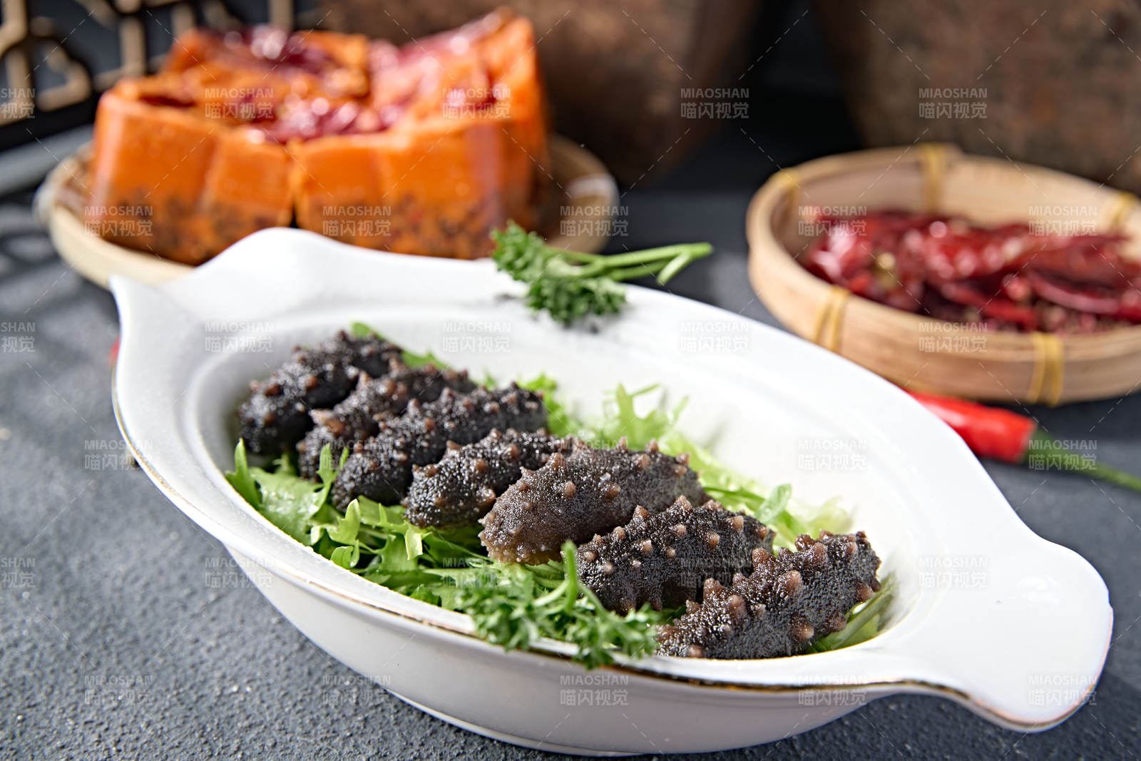 火锅食材泡发迷你梅花参