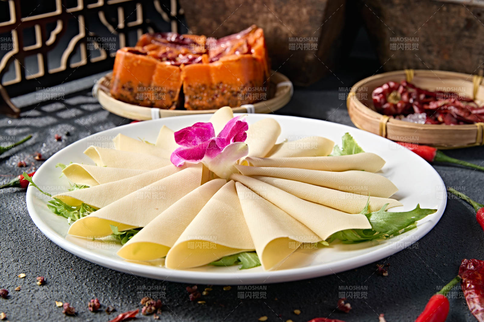 火锅涮品干豆腐皮