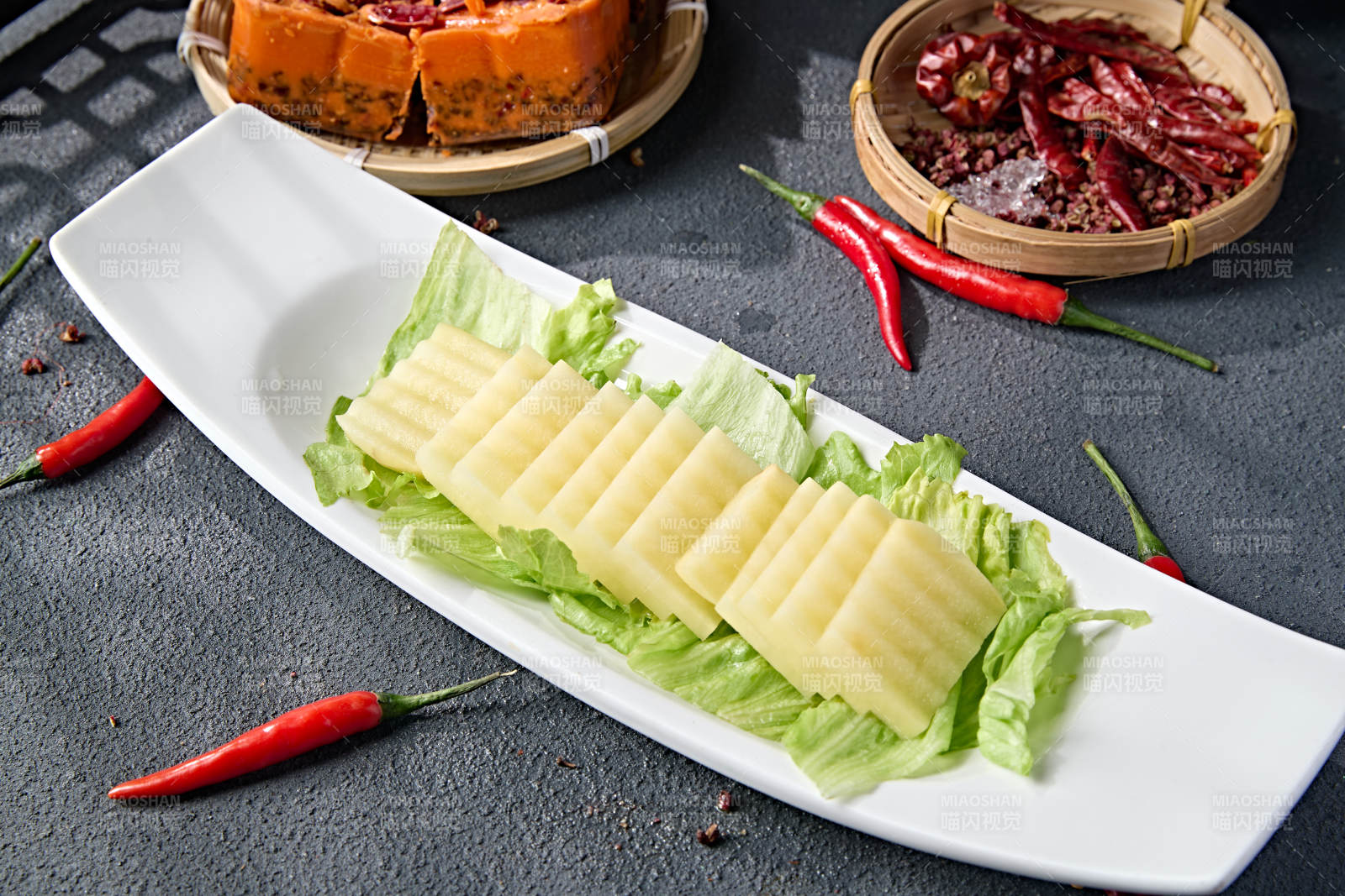 新鲜鲜切土豆片马铃薯片