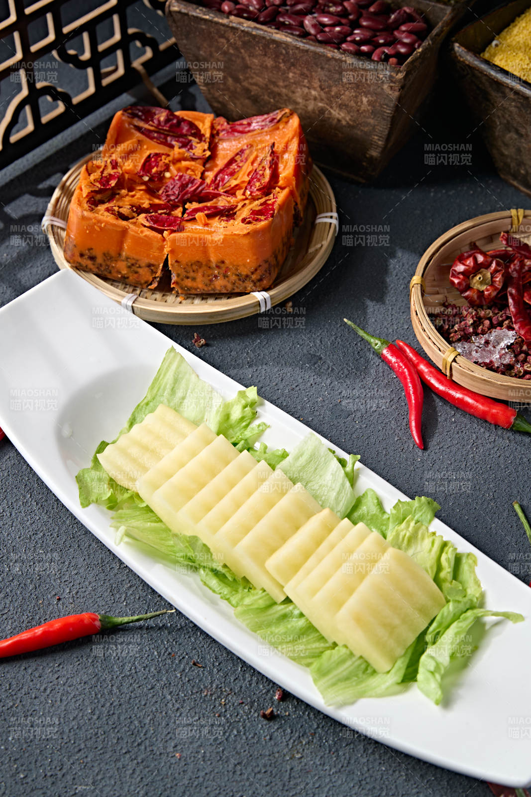 新鲜鲜切土豆片马铃薯片