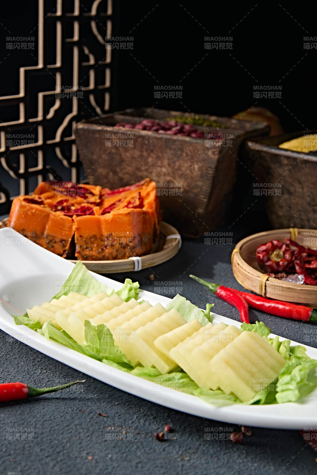 新鲜鲜切土豆片马铃薯片