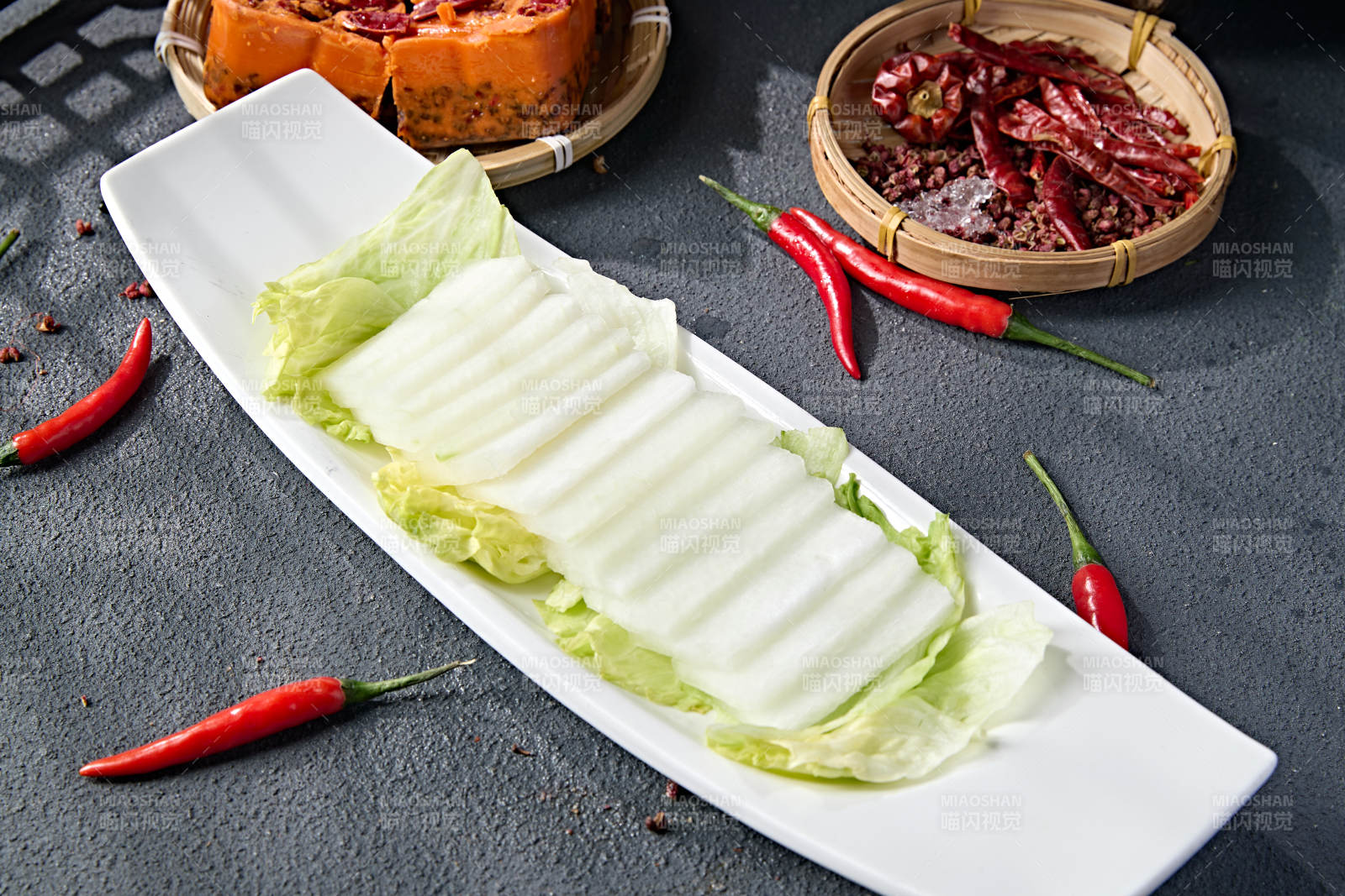 火锅食材鲜切冬瓜片