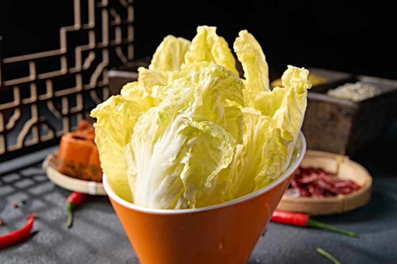 新鮮火鍋食材娃娃菜