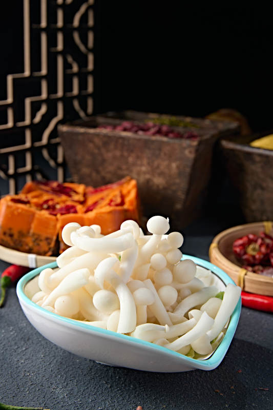 新鲜火锅配菜白玉海鲜菇