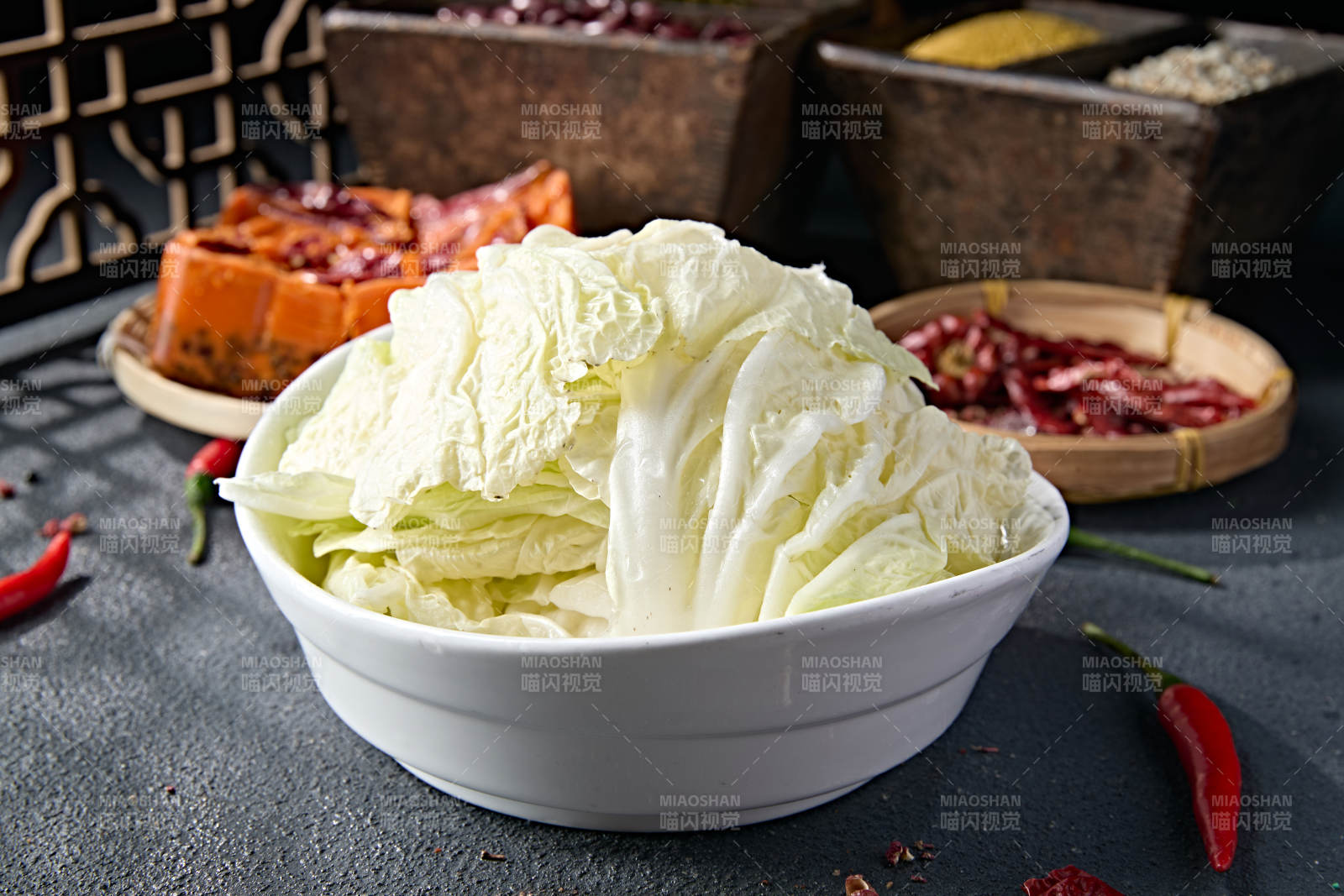 火锅打边炉食材手撕包菜