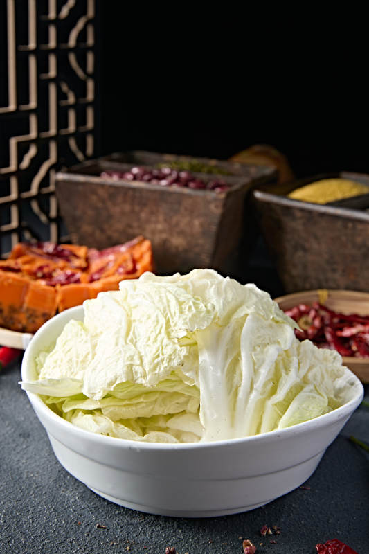 火锅打边炉食材手撕包菜