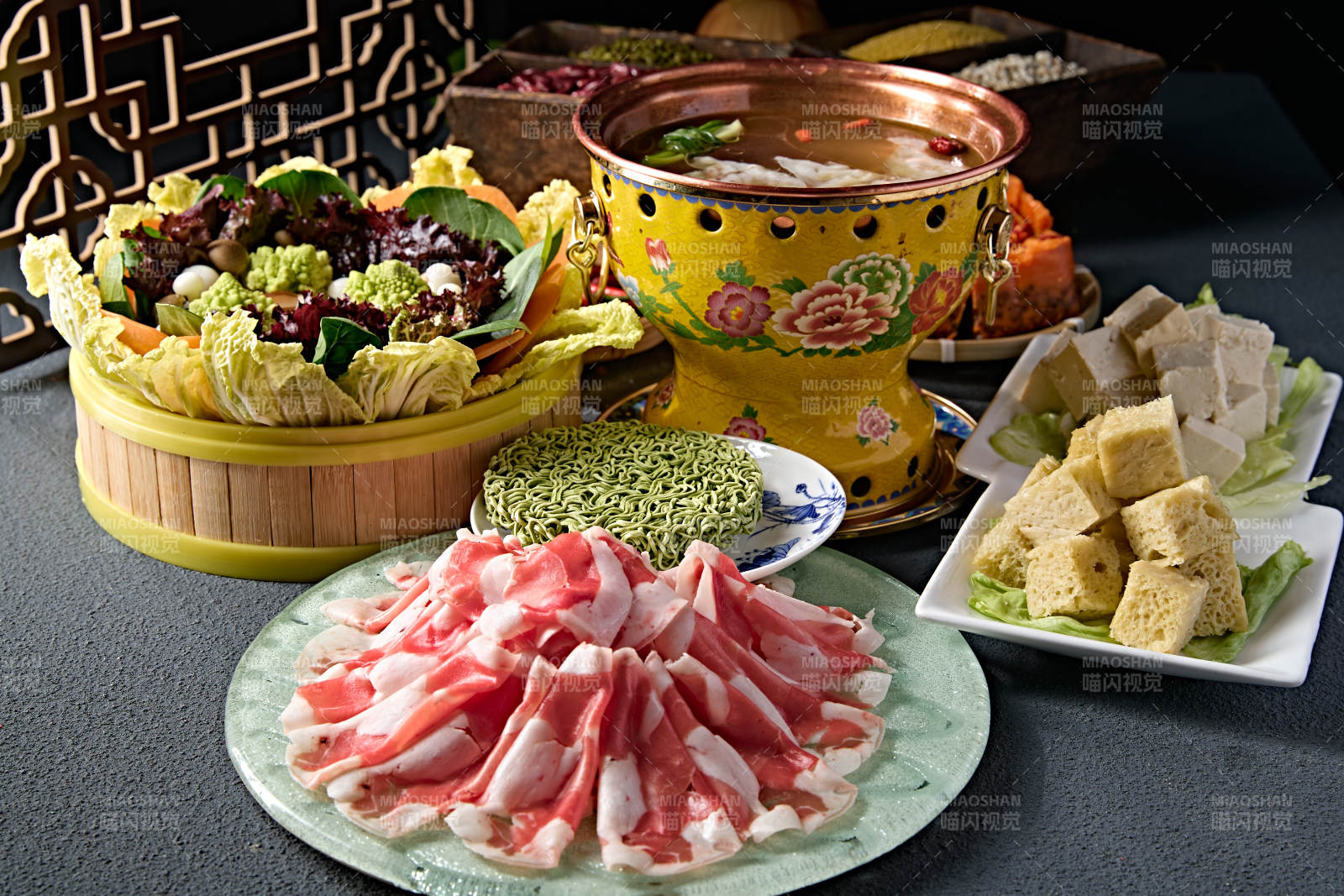 美味小火锅套餐美食组合