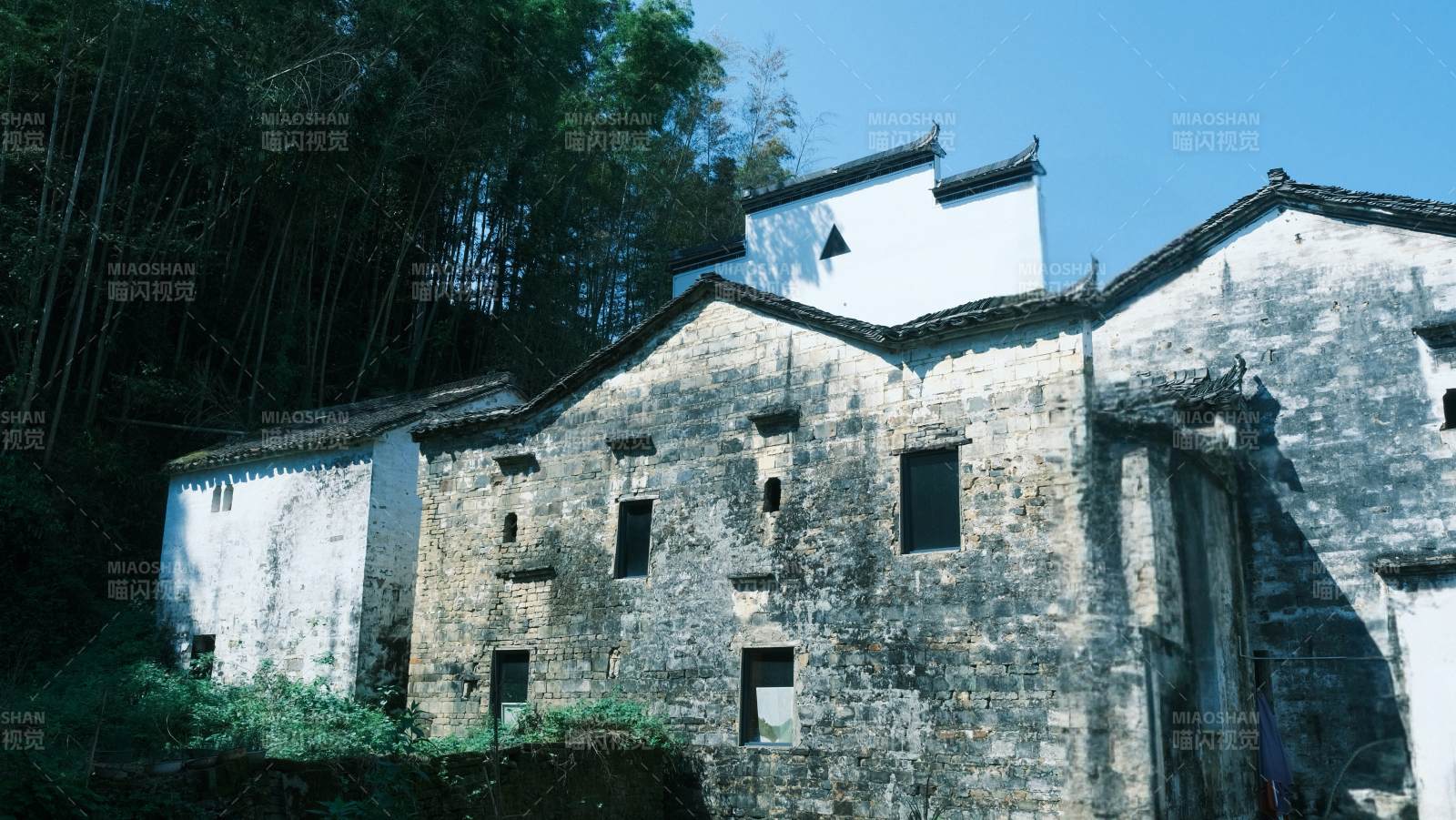 婺源古村老屋静谧景