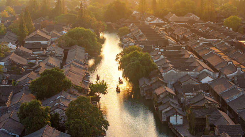 水鄉(xiāng)晨曦 古韻悠長(zhǎng)