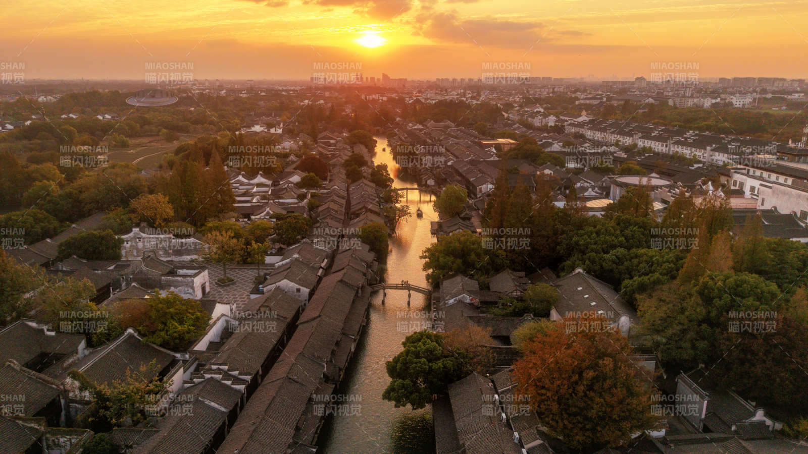 水鄉(xiāng)夕照