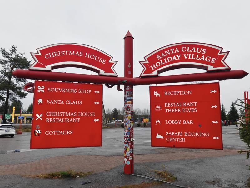 圣诞村导览图
