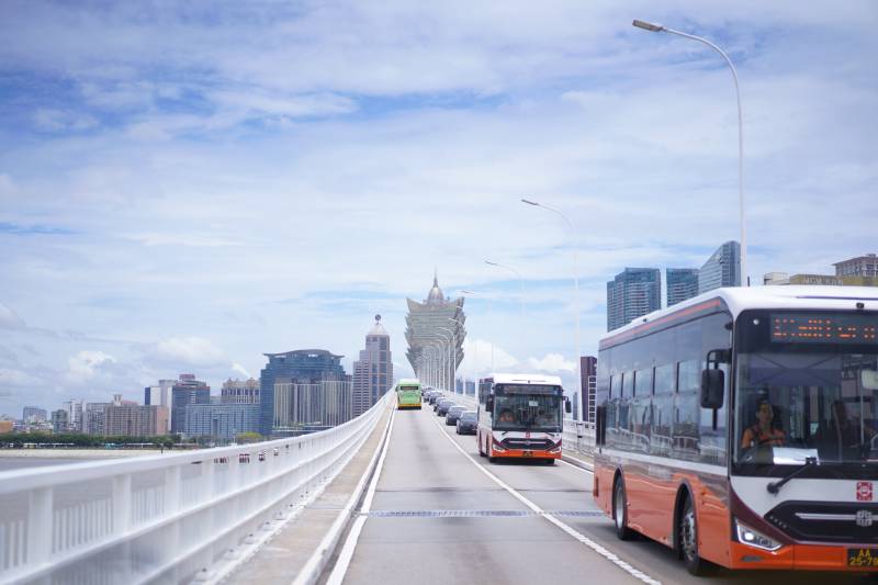 城市大橋公交行駛