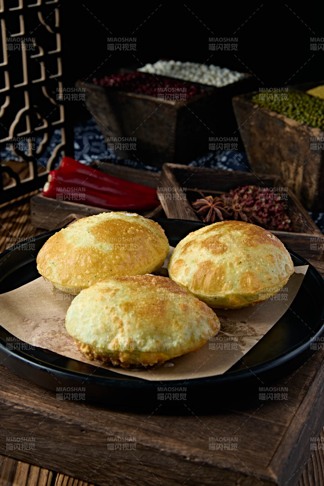 香炸气泡奶香芝士焗榴莲饼