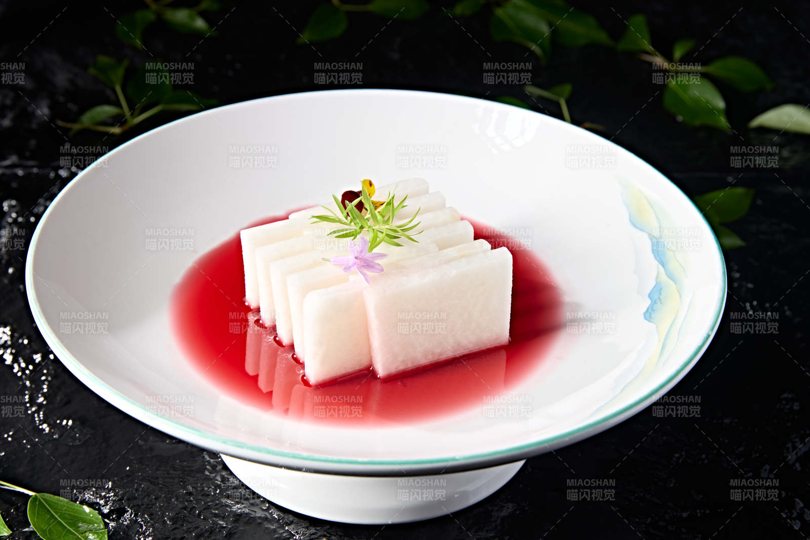 精美涼菜紅酒蜜香冬瓜片